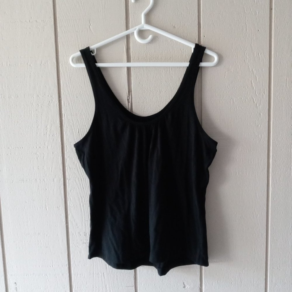 ladies cute black top, size XL, cotton/modal, Old Navy , brand new